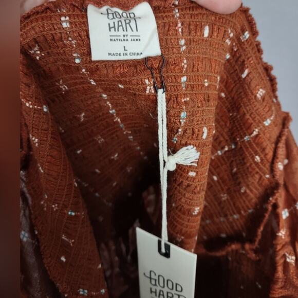 Matilda Jane Good Heart Kimbell Top Size Large - Picture 8 of 15